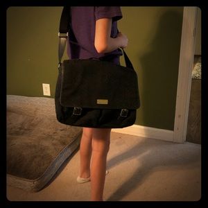 Authentic Black Coach Messenger Bag / Breifcase